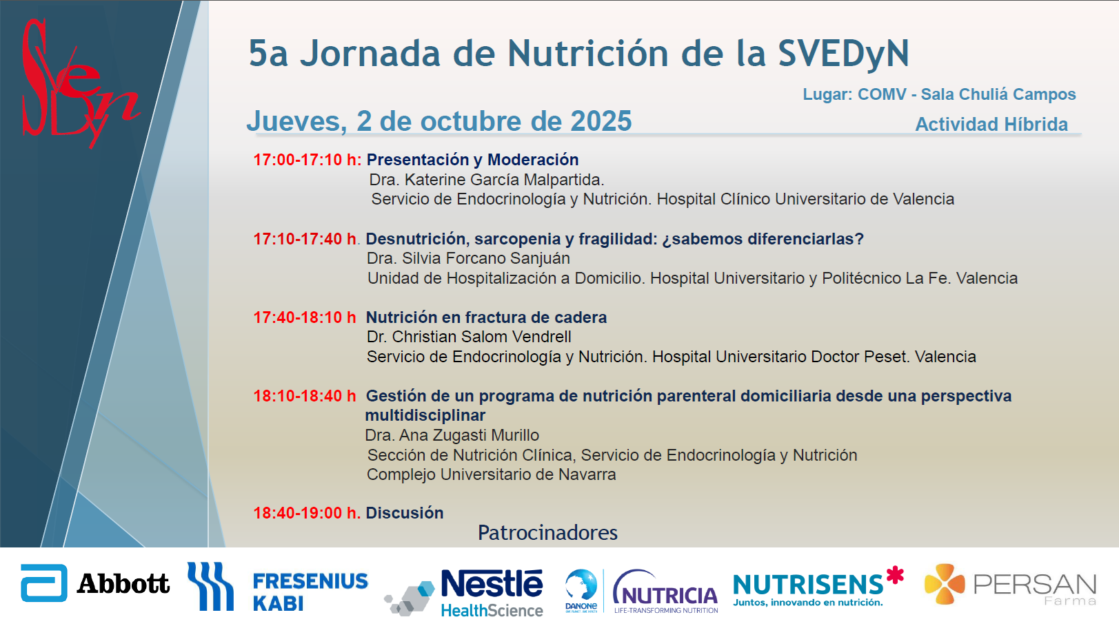V Jornada de Nutrición