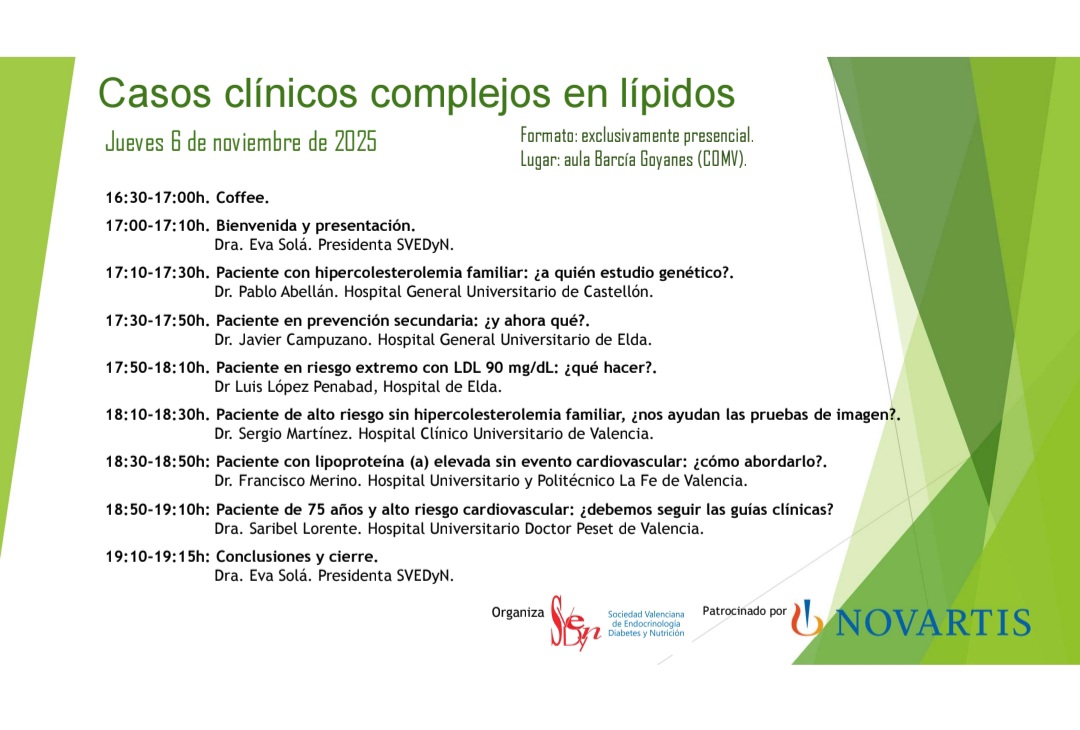 Jornada "casos complejos en lípidos"