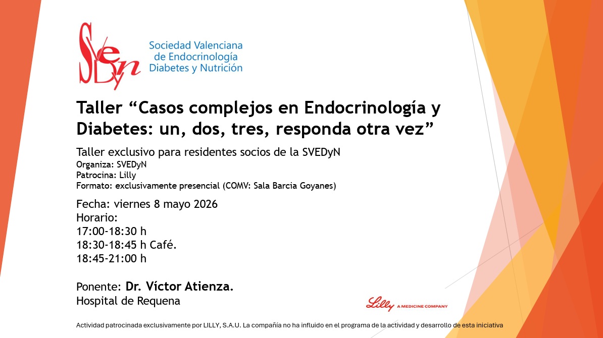 Taller MIR “Casos complejos en Endocrinología y Diabetes: un, dos, tres, responda otra vez”