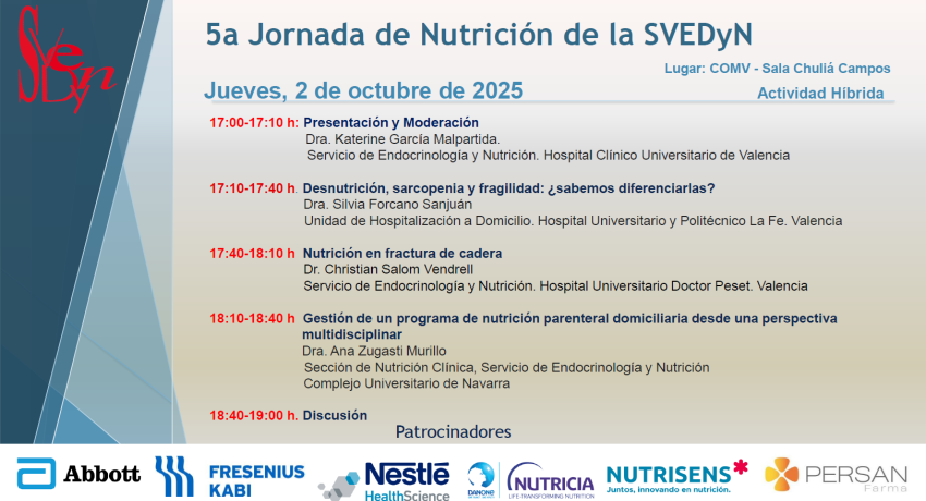 V Jornada de Nutrición