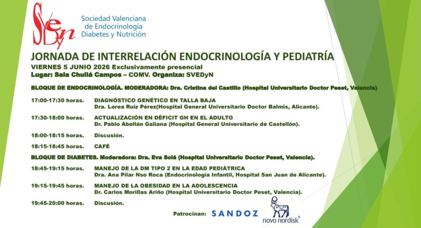 Jornada Interrelación Endocrinología y Pediatría 